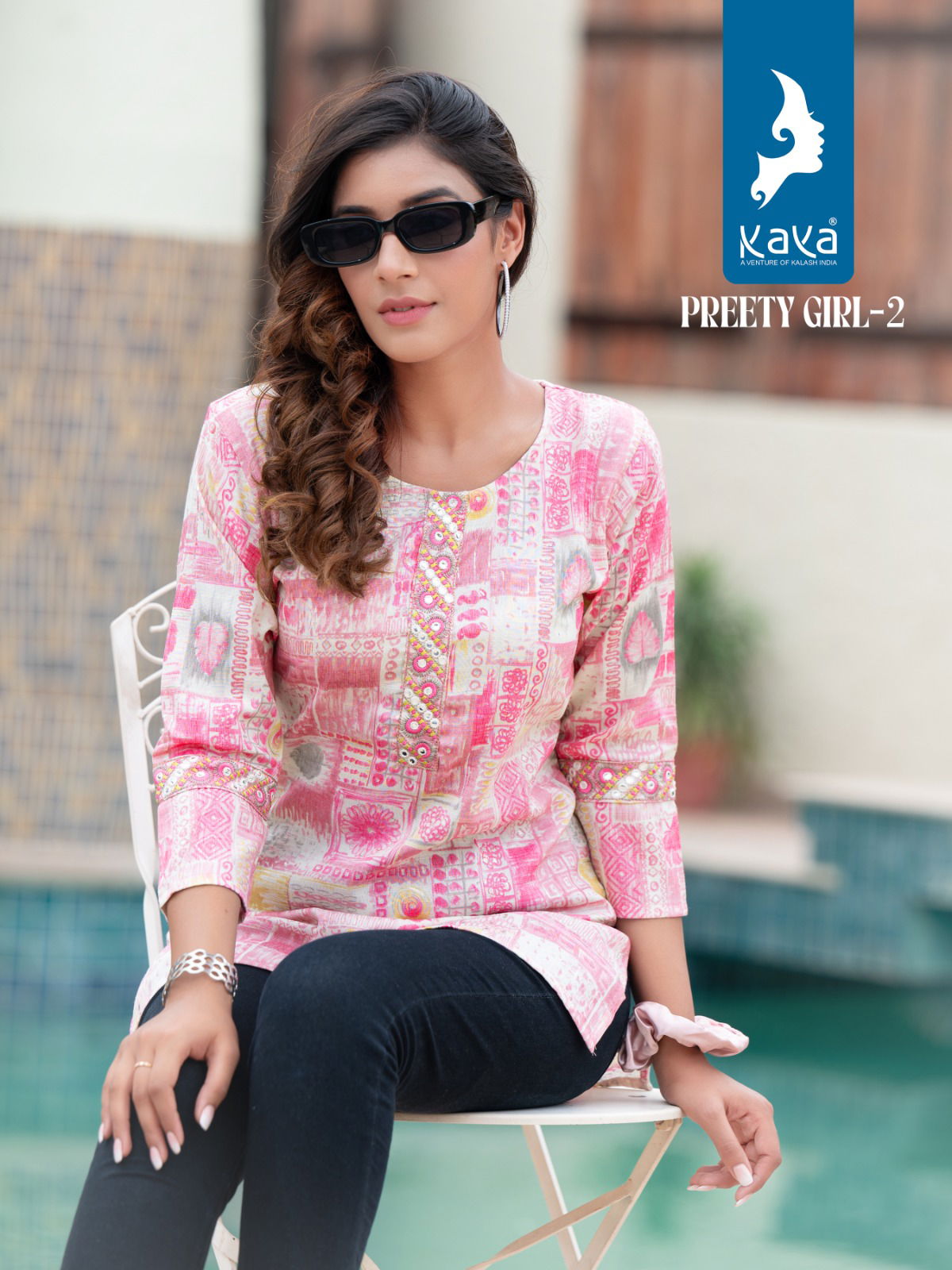 Pretty Girl 2 By Kaya Printed Short Kurtis Catalog